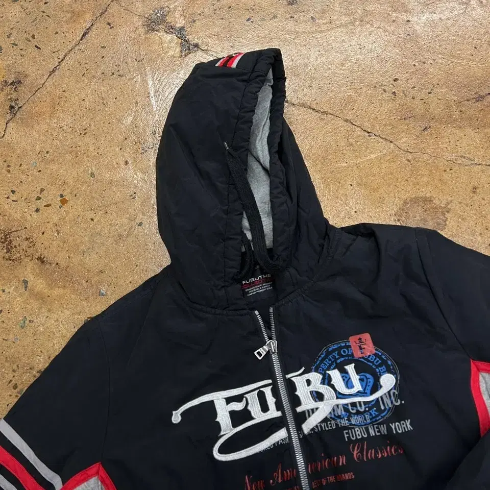 [ 정품 ] FUBU 후부 Y2K 올드스쿨 패디드 후드집업